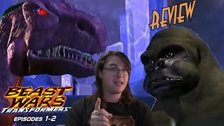 80 Beast Wars Transformers Episodes 1  2 KING KONG REVIEWS