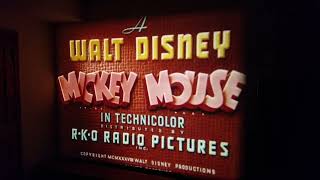 NOT MINE Mickeys Trailer 1938 RKO reissue opening titles