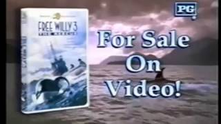 Free Willy 3 The Rescue VHS Release Ad 1997 windowboxed