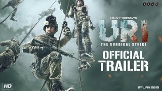 URI  Official Trailer  Vicky Kaushal Yami Gautam Paresh Rawal  Aditya Dhar  11th Jan 2019