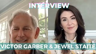 Victor Garber Jewel Staite discuss Family Law Only Murders in the Building
