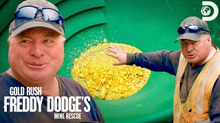 Freddy Mines a LIFE CHANGING Gold Haul  Gold Rush Freddy Dodges Mine Rescue