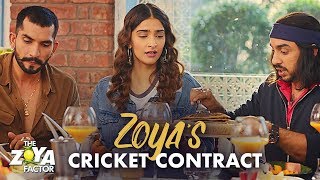 The Zoya Factor  Zoyas Cricket Contract  Sonam K AhujaDulquer SalmaanDirAbhishek SharmaSep 20