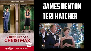 James Denton  Teri Hatcher Interview A Kiss Before Christmas Hallmark Channel
