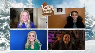A Loud House Christmas Cast Interview  Live Action Actors For Lincoln Leni Lisa