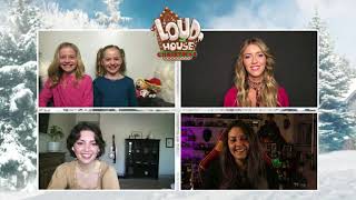 A Loud House Christmas Cast Interview  Live Action Actors For Lori Lana Lola Luna