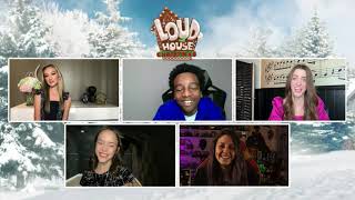 A Loud House Christmas Cast Interview  Live Action Actors For Clyde Lynn Lucy  Luan