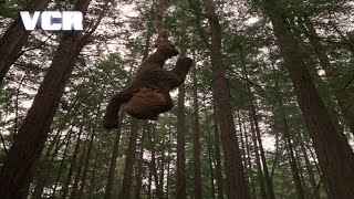 Teddy Bear Stunt Dummies scene  Ewoks The Battle for Endor 1985