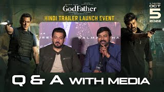 GodFather Team Q  A With Media  Hindi Trailer Launch