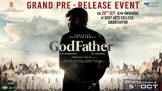 GodFather Grand Pre Release Event LIVE  Megastar Chiranjeevi  Salman Khan  Mohan Raja  Thaman S