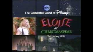 Eloise at Christmastime On the Wonderful World of Disney Commercial from 2003