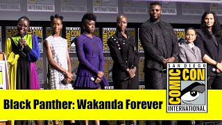 BLACK PANTHER WAKANDA FOREVER  Marvel Comic Con 2022 Panel Letitia Wright Danai Gurira