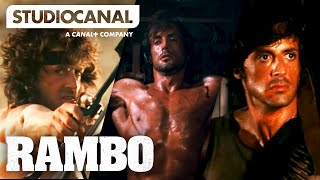 Top 10 Scenes  The Rambo Trilogy with Sylvester Stallone
