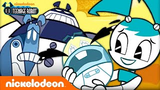 XJ9 Meets Her ROBOT Sisters   My Life As A Teenage Robot  Nickelodeon Cartoon Universe