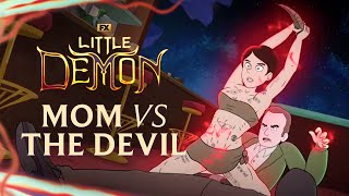 Laura Picks a Fight with Satan  Scene  Little Demon  FXX