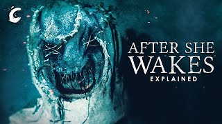 AFTER SHE WAKES 2019 Full Movie Explained In Hindi  Horror Thriller Film Ending Explained  CCH