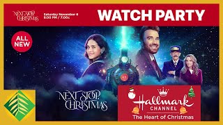 Next Stop Christmas  Hallmark Channel Watch Party  FULL SHOW