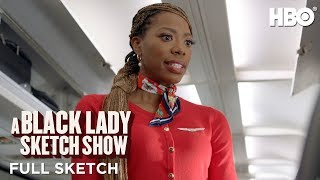 A Black Lady Sketch Show  Chris and Lachel Exit Row Full Sketch  HBO
