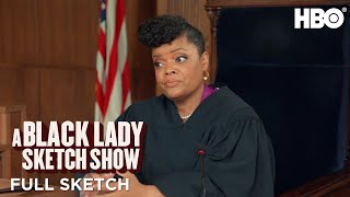 A Black Lady Sketch Show Courtroom Kiki Full Sketch  HBO