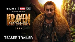 KRAVEN THE HUNTER  Teaser Trailer  Marvel Studios  Sony Pictures  Aaron Taylor Johnson Movie
