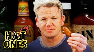 Gordon Ramsay Savagely Critiques Spicy Wings  Hot Ones