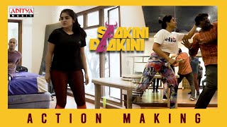 Saakini Daakini Action Making  Regina Casandra  Nivetha Thomas   Sudheer Varma  Mikey McCleary