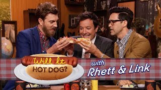 Will It Hot Dog with Jimmy Fallon Rhett  Link Good Mythical Morning