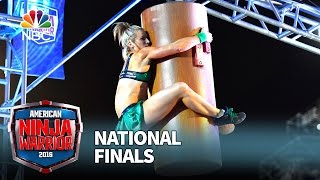 Jessie Graff at the National Finals Stage 1  American Ninja Warrior 2016