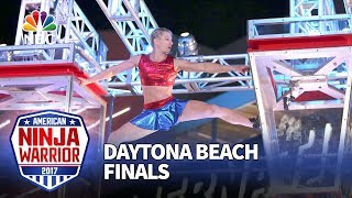 Jessie Graff at the Daytona Beach City Finals  American Ninja Warrior 2017