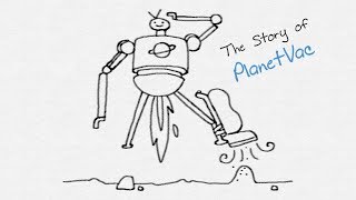 Adventure Times Pendleton Ward draws space technology  The Story of PlanetVac