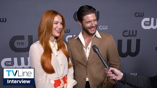 Jensen and Danneel Ackles Preview The Winchesters  The CW Upfront 2022