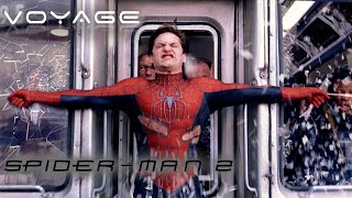 SpiderMan Stops A Train From Crashing  SpiderMan 2  Voyage  With Captions