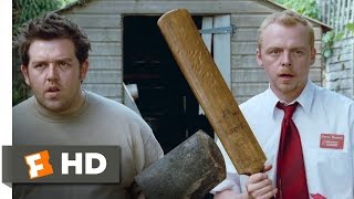 Record Toss  Shaun of the Dead 48 Movie CLIP 2004 HD