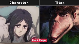 All Characters Who Have Been Turned Into Titans in Attack on Titan 2022