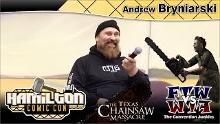 Andrew Bryniarski Leatherface The Texas Chain Saw Massacre Hamilton Comic Con 2017 Full Panel