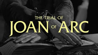The Trial of Joan of Arc 1962 clip  on BFI Bluray from 8 August 2022  BFI