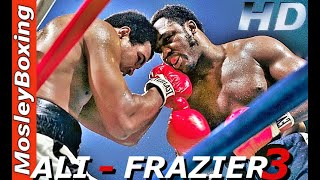 Muhammad Ali vs Joe Frazier III  Thrilla in Manila  Highlights