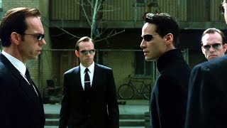 Neo vs Smith Clones Part 1  The Matrix Reloaded Open Matte