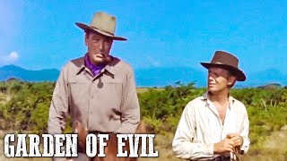 Garden of Evil  Gary Cooper  Western Movie  Action  Romance  Full Movie English
