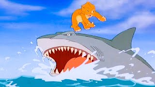 THE LAND BEFORE TIME V THE MYSTERIOUS ISLAND Clip  Shark 1997