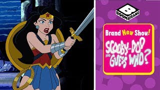 ScoobyDoo and Guess Who  Wonder Womans Warrior Training  Boomerang UK 