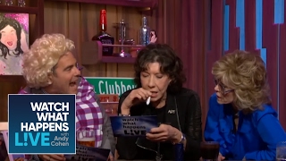 Jane Fonda  Lily Tomlin Reenact 9 to 5 with Andy as Dolly Parton  WWHL