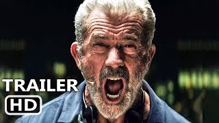 ON THE LINE Trailer 2022 Mel Gibson Thriller Movie