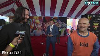 Watch Keanu Reeves  Flea Have a My Own Private Idaho Reunion at Toy Story 4 Premiere