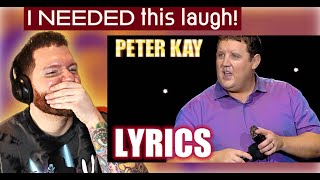 Peter Kay MISHEARD LYRICS Reaction  Peter Kay The Tour that Didnt Tour Tour REACTION