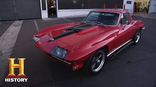 Counting Cars STUNNING 66 CORVETTE REVS DANNY UP Season 9  History