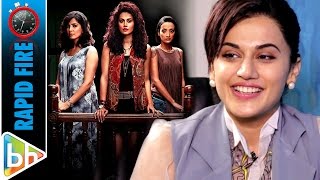 Taapsee Pannus HILARIOUS Rapid Fire On Pink