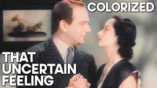 That Uncertain Feeling  COLORIZED  Classic Movie  Merle Oberon