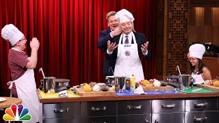 Tonight Show MasterChef Junior CookOff with Gordon Ramsay