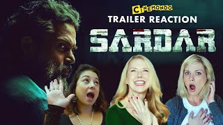 Sardar Teaser Trailer Reaction Tamil  Grrls Edition  P S Mithran  Karthi  Raashii Khanna
